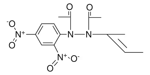 1-(2,4-DINITROPHENYL)-2-(1-PHENYLETHYLIDENE)HYDRAZINE structure, CAS 1677-87-8