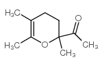 1-(2,5,6-TRIMETHYL-3,4-DIHYDRO-2H-PYRAN-2-YL)ETHANONE structure, CAS 18229-58-8