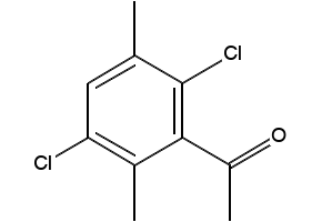 1-(2,5-DICHLORO-3,6-DIMETHYLPHENYL)ETHANONE structure, CAS 164165-77-9