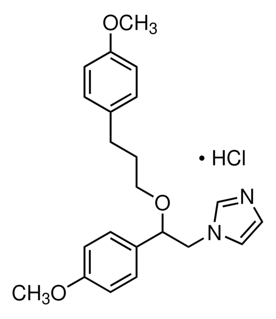 1-(2-(4-METHOXYPHENYL)-2-(3-(4-METHOXYPHENYL)PROPOXY)ETHYL)-1H-IMIDAZOLE HYDROCHLORIDE structure, CAS 130495-35-1