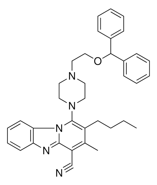 1-(2-(BENZHYDRYLOXY)ETHYL)-4-CINNAMYLPIPERAZINE structure, CAS 67469-57-2