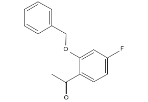 1-(2-(BENZYLOXY)-4-FLUOROPHENYL)ETHANONE structure, CAS 106245-03-8