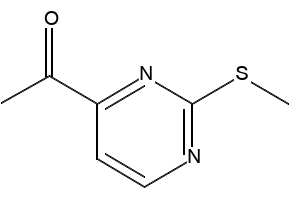 1-(2-(METHYLTHIO)PYRIMIDIN-4-YL)ETHANONE structure, CAS 496863-48-0