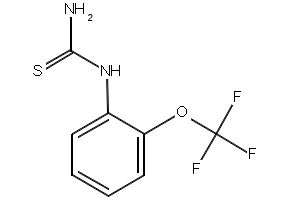1-(2-(TRIFLUOROMETHOXY)PHENYL)THIOUREA structure, CAS 175205-24-0