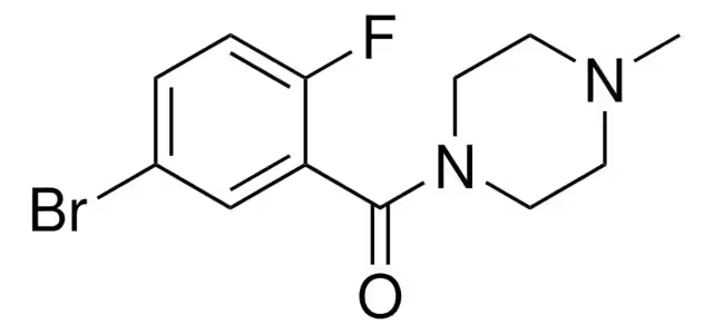 1-(2-BROMO-5-CHLOROPHENYL)-4-METHYLPIPERAZINE structure, CAS 1261940-25-3
