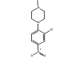 1-(2-CHLORO-4-NITROPHENYL)-4-METHYLPIPERAZINE structure, CAS 16154-62-4