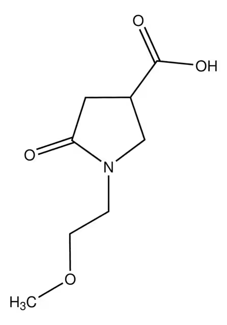 1-(2-CHLOROBENZYL)-5-OXOPYRROLIDINE-3-CARBOXYLIC ACID structure, CAS 175205-45-5