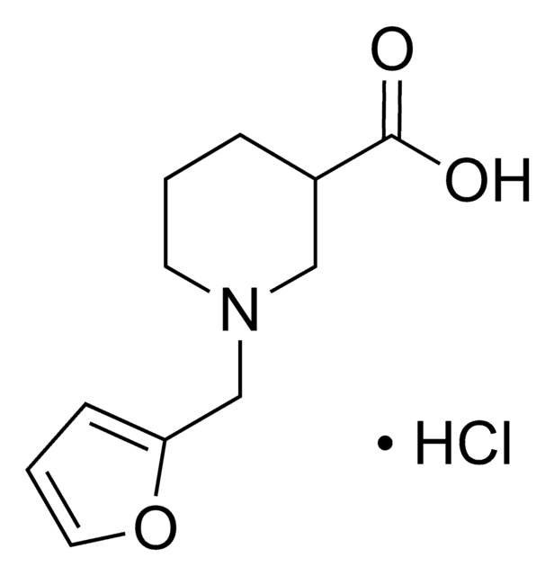 1-(2-CHLOROBENZYL)PIPERIDINE-3-CARBOXYLIC ACID structure, CAS 853649-08-8