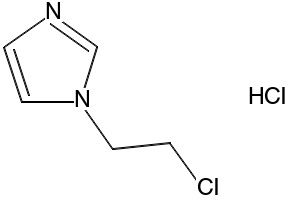 1-(2-CHLOROETHYL)-1H-IMIDAZOLE HYDROCHLORIDE structure, CAS 18994-78-0