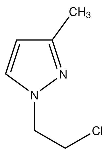 1-(2-CHLOROETHYL)-3-METHYL-1H-PYRAZOLE structure, CAS 96450-55-4
