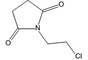 1-(2-CHLOROETHYL)PYRROLIDINE-2,5-DIONE structure, CAS 41212-96-8