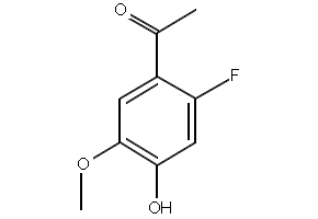 1-(2-FLUORO-4-HYDROXY-5-METHOXYPHENYL)ETHANONE structure, CAS 1065076-49-4