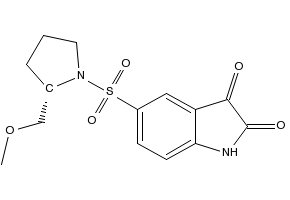 1-(2-FLUOROBENZYL)INDOLINE-2,3-DIONE structure, CAS 346640-52-6