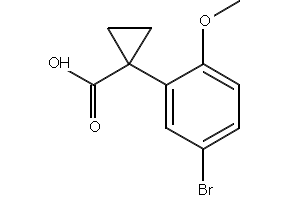 1-(2-METHOXYPHENYL)CYCLOPROPANECARBOXYLIC ACID structure, CAS 74205-24-6