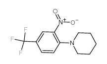1-(2-NITRO-4-(TRIFLUOROMETHYL)PHENYL)PIPERIDINE structure, CAS 1692-79-1