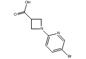 1-(2-NITROPHENYL)AZETIDINE-3-CARBOXYLIC ACID structure, CAS 887595-94-0
