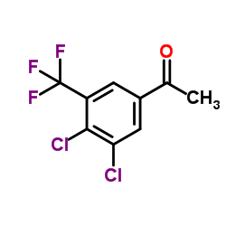 1-(3,4-DICHLORO-5-(TRIFLUOROMETHYL)PHENYL)ETHANONE structure, CAS 1261645-17-3