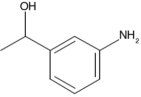 1-(3-AMINOPHENYL)ETHANOL structure, CAS 2454-37-7