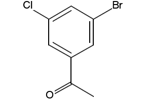 1-(3-BROMO-5-CHLOROPHENYL)ETHANONE structure, CAS 154257-85-9