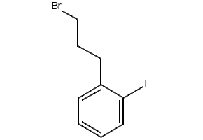 1-(3-BROMOPROPYL)-2-FLUOROBENZENE structure, CAS 129254-75-7