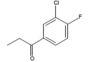 1-(3-CHLORO-4-FLUOROPHENYL)PROPAN-1-ONE structure, CAS 194943-82-3