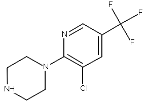 1-(3-CHLORO-5-(TRIFLUOROMETHYL)-2-PYRIDYL)PIPERAZINE structure, CAS 132834-59-4