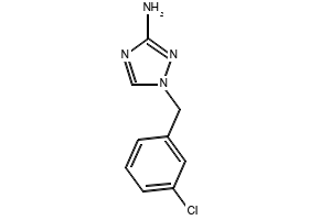 1-(3-CHLOROBENZYL)-1H-1,2,4-TRIAZOL-3-AMINE structure, CAS 832739-72-7