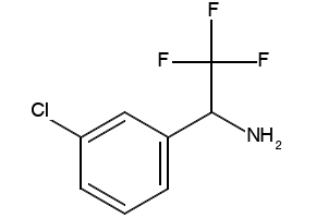 1-(3-CHLOROPHENYL)-2,2,2-TRIFLUOROETHYLAMINE structure, CAS 886368-66-7