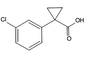 1-(3-CHLOROPHENYL)CYCLOPROPANECARBOXYLIC ACID structure, CAS 124276-34-2