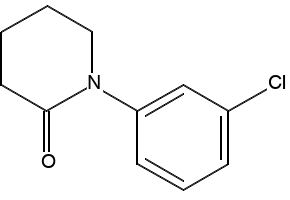 1-(3-CHLOROPHENYL)PIPERIDIN-2-ONE structure, CAS 132573-12-7