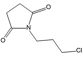 1-(3-CHLOROPROPYL)PYRROLIDINE-2,5-DIONE structure, CAS 116445-61-5