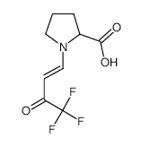 1-(4,4,4-TRIFLUORO-3-OXOBUT-1-EN-1-YL)PYRROLIDINE-2-CARBOXYLIC ACID structure, CAS 133992-80-0