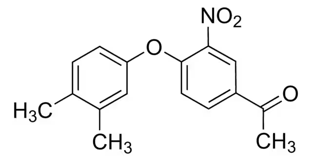 1-(4-((3,4-DICHLOROBENZYL)OXY)-3-NITROPHENYL)ETHANONE structure, CAS 175136-25-1