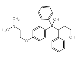 1-(4-(2-(DIMETHYLAMINO)ETHOXY)PHENYL)-1,2-DIPHENYLBUTANE-1,4-DIOL structure, CAS 141854-25-3