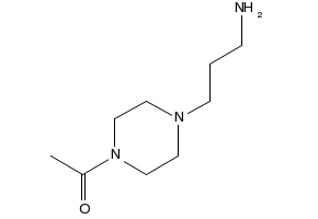 1-(4-(3-AMINOPROPYL)PIPERAZIN-1-YL)ETHANONE structure, CAS 141516-24-7
