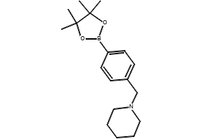1-(4-(4,4,5,5-TETRAMETHYL-1,3,2-DIOXABOROLAN-2-YL)BENZYL)PIPERIDINE structure, CAS 859833-22-0