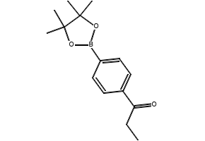 1-(4-(4,4,5,5-TETRAMETHYL-1,3,2-DIOXABOROLAN-2-YL)PHENYL)PROPAN-1-ONE structure, CAS 1256359-22-4