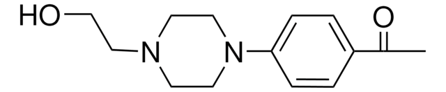1-(4-(4-(2-HYDROXYETHYL)PIPERAZIN-1-YL)PHENYL)ETHANONE structure, CAS 166438-77-3