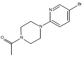 1-(4-(5-BROMOPYRIDIN-2-YL)PIPERAZIN-1-YL)-2,2,2-TRIFLUOROETHANONE structure, CAS 1187385-94-9