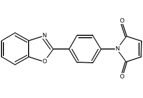 1-(4-(BENZO[D]OXAZOL-2-YL)PHENYL)-1H-PYRROLE-2,5-DIONE structure, CAS 16707-41-8