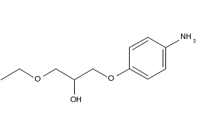 1-(4-AMINOPHENOXY)-3-ETHOXYPROPAN-2-OL structure, CAS 94056-98-1
