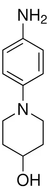 1-(4-AMINOPHENYL)PIPERIDIN-4-OL structure, CAS 142752-12-3