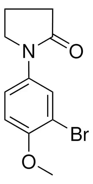 1-(4-BROMO-3-(TRIFLUOROMETHYL)PHENYL)PYRROLIDIN-2-ONE structure, CAS 1261994-99-3