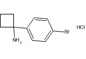1-(4-BROMOPHENYL)CYCLOBUTANAMINE structure, CAS 1094218-30-0