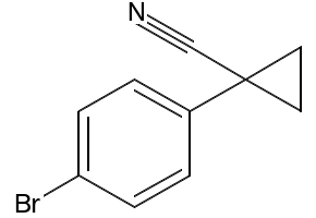 1-(4-BROMOPHENYL)CYCLOPROPANECARBONITRILE structure, CAS 124276-67-1
