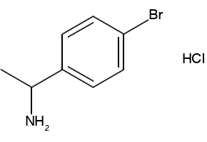 1-(4-BROMOPHENYL)ETHANAMINE HYDROCHLORIDE structure, CAS 90006-14-7