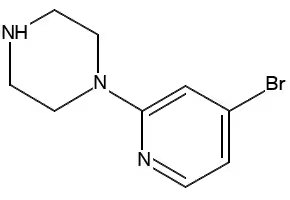 1-(4-BROMOPYRIDIN-2-YL)PIPERAZINE structure, CAS 1201643-59-5