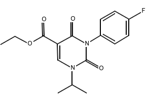 1-(4-CHLOROPHENYL)-2,4-DIOXO-1,2,3,4-TETRAHYDROPYRIMIDINE-5-CARBONITRILE structure, CAS 75837-75-1