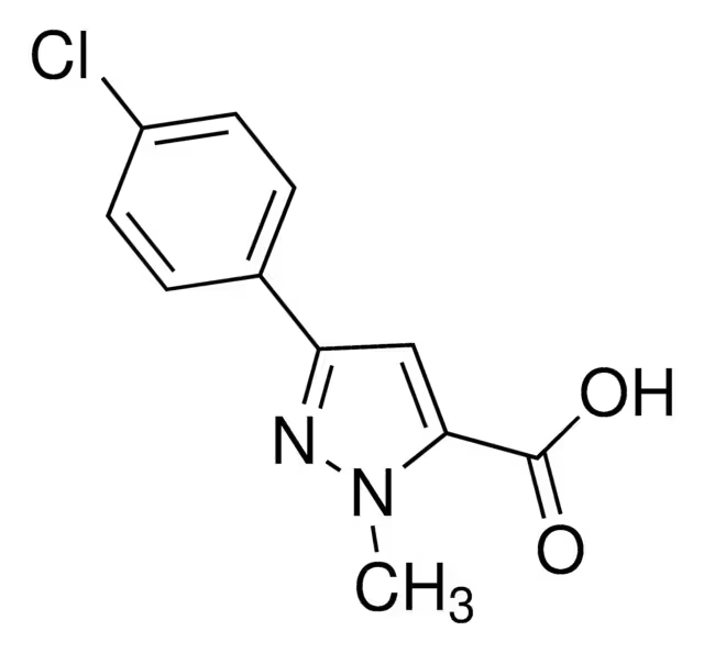 1-(4-CHLOROPHENYL)-5-METHYL-1H-PYRAZOLE-3-CARBOXYLIC ACID structure, CAS 126129-22-4