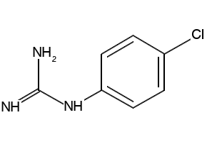 1-(4-CHLOROPHENYL)GUANIDINE structure, CAS 45964-97-4